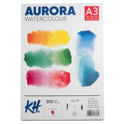 Bloc desen Aurora Watercolour Glued Hot Pressed