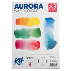 Bloc desen Aurora Watercolour Glued Hot Pressed