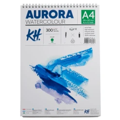 Bloc desen Aurora Watercolour Spiral Rough