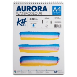 Bloc desen Aurora Watercolour spiral Cold Pressed