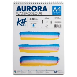 Bloc desen Aurora Watercolour spiral Cold Pressed