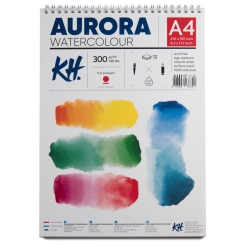 Bloc desen Aurora Watercolour spiral Hot Pressed