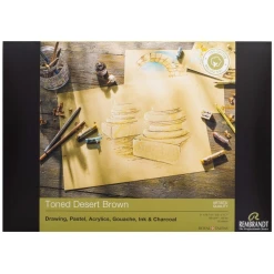 Bloc desen Rembrandt Toned Brown