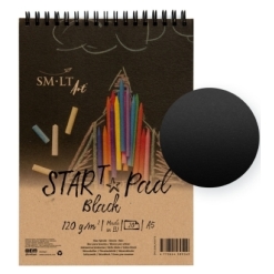 Bloc desen SM.LTBlack Start Pad Black Spiral A5