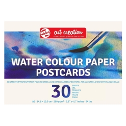 Bloc desen postcard Watercolour Paper 10.5 x 14.8 cm. 200 gr