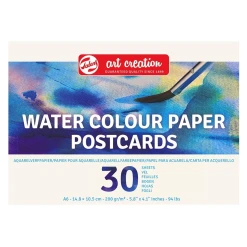 Bloc desen postcard Watercolour Paper 10.5 x 14.8 cm. 200 gr