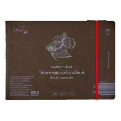 Caiet de desen #authenticbook Brown 12 x 280 gr.