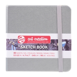 Caiet de schite Art Creation Sketchbook Shiny Silver
