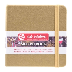 Caiet de schite Art Creation Sketchbook White Gold