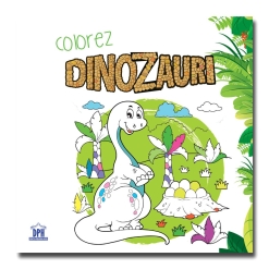 Carti de colorat pentru copii -  Dinozauri