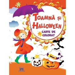 Carti de colorat pentru copii - Toamna si Halloween