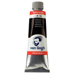 Culori acrilice Van Gogh - Oxide black 150 ml.
