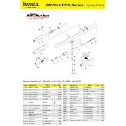 Duza aerograf Iwata Revolution - 0