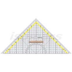 Echer cu raportor Proffesional #PSS 25 cm.