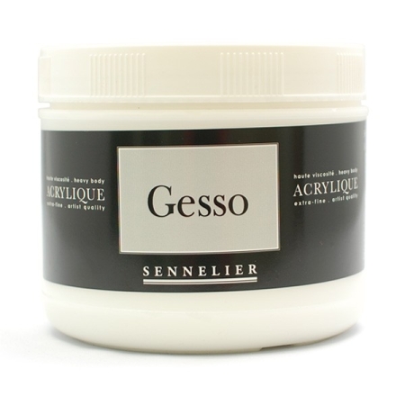 Grund extrafin Sennelier Gesso 500 ml.