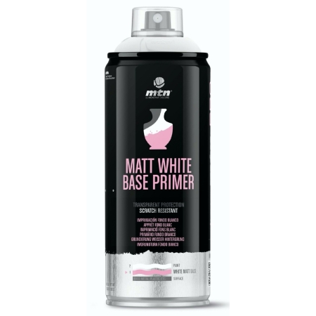 Grund spray alb Matt White Base Primer MTN 400 ml.