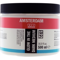 Mediu acrilic Luminiscent Amsterdam Glow In the Dark 122 - 500 ml.