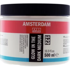 Mediu acrilic Luminiscent Amsterdam Glow In the Dark 122 - 500 ml.