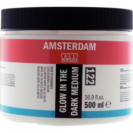 Mediu acrilic Luminiscent Amsterdam Glow In the Dark 122 - 500 ml.