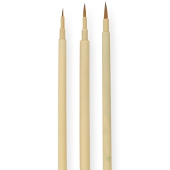 Pensule Bambus Galben Scurt