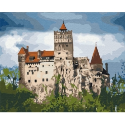 Pictura pe numere - Castelul Bran ziua