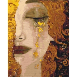 Pictura pe numere - Golden tears. Anne-Marie Zilberman