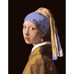 Pictura pe numere - girl with a pearl earring