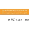 Sabloane litere Lettering Italic