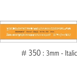 Sabloane litere Lettering Italic