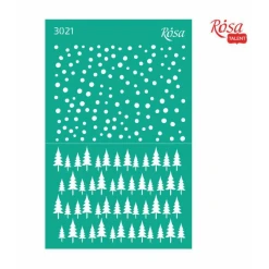 Sablon adeziv 13 x 20 cm. nr.3021 - new year