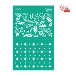 Sablon adeziv 13 x 20 cm. nr.3022 - new year