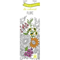 Semne de Carti de colorat - Flori