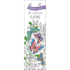 Semne de Carti de colorat - Fluturi
