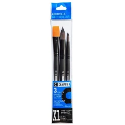 Set 3 pensule Campus Watercolor-XL