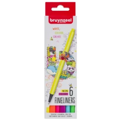 Set Bruynzeel Fineliner Neon 6
