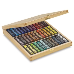Set Pastel Extrafin Sennelier - caseta lemn 36 culori