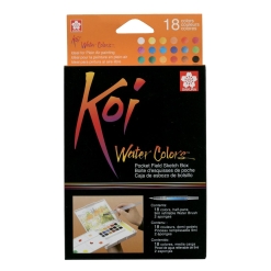 Set acuarele Sakura Koi Watercolor Sketchbox - 18