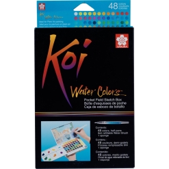 Set acuarele Sakura Koi Watercolor Sketchbox - 48