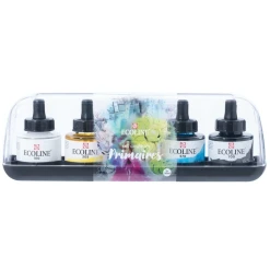 Set acuarele lichide Ecoline Primaries 5 x 30 ml.