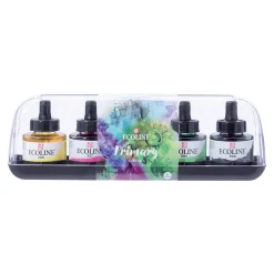 Set acuarele lichide Talens Ecoline Primary 5 x 30ml.