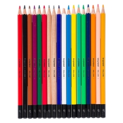 Set creioane colorate Bruynzeel 12+6 Dark