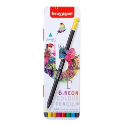 Set creioane colorate Bruynzeel Expression Neon 6