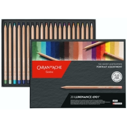 Set creioane colorate Caran d Ache Luminance 20 Portrait