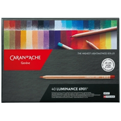 Set creioane colorate Caran d Ache Luminance 40