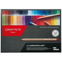 Set creioane colorate Caran d Ache Luminance 40