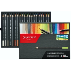 Set creioane colorate Caran d Ache Museum 20