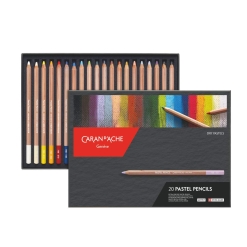 Set creioane colorate Caran d Ache pastel 20