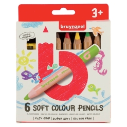 Set creioane colorate Soft 6