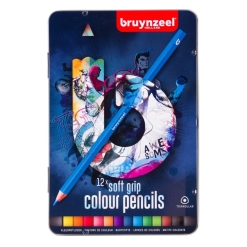 Set creioane colorate Softgrip 12 Dark