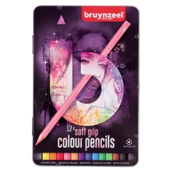 Set creioane colorate Softgrip 12 Light